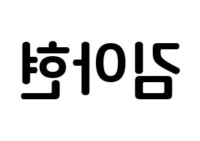 KPOP S.I.S(에스아이에스、エスアイエス) 달 (キム・アヒョン, ダル) k-pop アイドル名前　ボード 言葉 左右反転