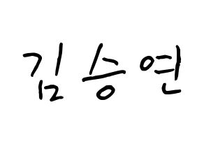 KPOP S.I.S(에스아이에스、エスアイエス) 앤 (キム・スンヨン, エン) k-pop アイドル名前　ボード 言葉 通常