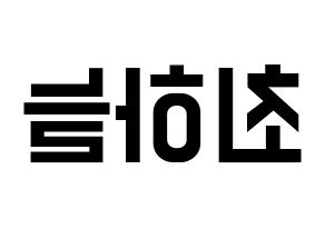 KPOP SATURDAY(새러데이、サタデー) 하늘 (ハヌル) 名前 応援ボード 作り方 左右反転