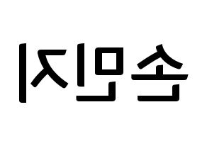 KPOP SATURDAY(새러데이、サタデー) 아연 (アヨン) k-pop アイドル名前 ファンサボード 型紙 左右反転