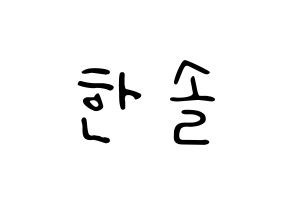 KPOP SEVENTEEN(세븐틴、セブンティーン) 버논 (バーノン) 応援ボード ハングル 型紙  通常
