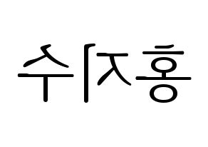 KPOP SEVENTEEN(세븐틴、セブンティーン) 조슈아 (ジョシュア) 応援ボード・うちわ　韓国語/ハングル文字型紙 左右反転