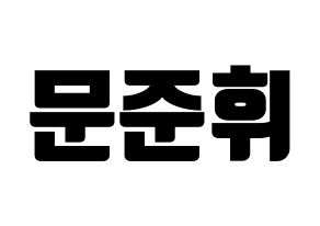 KPOP SEVENTEEN(세븐틴、セブンティーン) 준 (ジュン) コンサート用　応援ボード・うちわ　韓国語/ハングル文字型紙 通常
