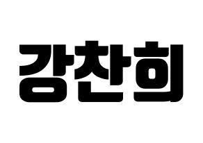 KPOP SF9(에스에프나인、エスエフナイン) 찬희 (チャニ) コンサート用　応援ボード・うちわ　韓国語/ハングル文字型紙 通常