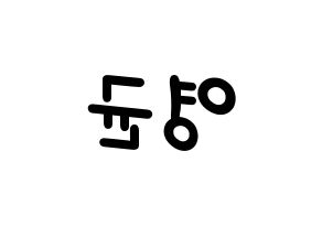 KPOP SF9(에스에프나인、エスエフナイン) 휘영 (フィヨン) 名前 応援ボード 作り方 左右反転