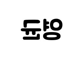 KPOP SF9(에스에프나인、エスエフナイン) 휘영 (キム・ヨンギュン, フィヨン) 応援ボード、うちわ無料型紙、応援グッズ 左右反転