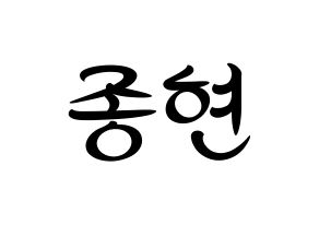 KPOP SHINee(샤이니、シャイニー) 종현 (ジョンヒョン) k-pop 応援ボード メッセージ 型紙 通常
