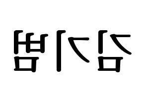 KPOP SHINee(샤이니、シャイニー) 키 (キー) プリント用応援ボード型紙、うちわ型紙　韓国語/ハングル文字型紙 左右反転