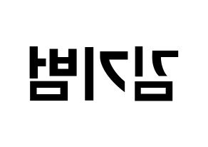 KPOP SHINee(샤이니、シャイニー) 키 (キー) k-pop アイドル名前 ファンサボード 型紙 左右反転
