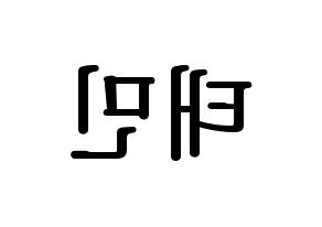 KPOP SHINee(샤이니、シャイニー) 태민 (テミン) プリント用応援ボード型紙、うちわ型紙　韓国語/ハングル文字型紙 左右反転