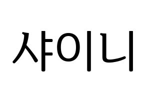 KPOP SHINee(샤이니、シャイニー) ハングルボード型紙、うちわ型紙　作る方法、作り方 通常