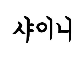 KPOP SHINee(샤이니、シャイニー) k-pop ボード ハングル表記 言葉 通常