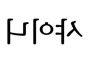 KPOP SHINee(샤이니、シャイニー) ハングルボード型紙、うちわ型紙　作る方法、作り方 左右反転