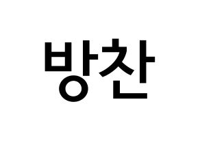 KPOP Stray Kids(스트레이 키즈、ストレイキッズ) 방찬 (バン・チャン, バンチャン) 無料サイン会用、イベント会用応援ボード型紙 通常