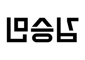 KPOP Stray Kids(스트레이 키즈、ストレイキッズ) 승민 (スンミン) 名前 応援ボード 作り方 左右反転