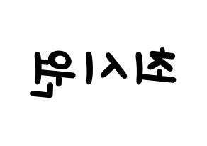 KPOP Super Junior-M(슈퍼주니어-M、スーパージュニア-M) 시원 (シウォン) 名前 応援ボード 作り方 左右反転