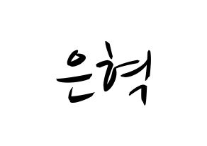 KPOP Super Junior-M(슈퍼주니어-M、スーパージュニア-M) 은혁 (ウニョク) k-pop 応援ボード メッセージ 型紙 通常