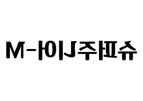 無料 KPOP Super Junior-M(슈퍼주니어-M、スーパージュニア-M) ハングルボード型紙、ハングルうちわ型紙 左右反転