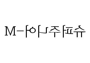 無料 KPOP歌手 Super Junior-M(슈퍼주니어-M、スーパージュニア-M) ハングル応援ボード型紙、応援グッズ制作 左右反転