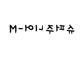 KPOP Super Junior-M(슈퍼주니어-M、スーパージュニア-M) 応援ボード 作り方 左右反転