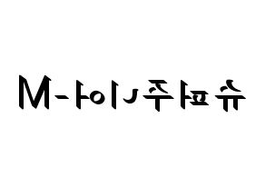 KPOP Super Junior-M(슈퍼주니어-M、スーパージュニア-M) 応援ボード ハングル 型紙  左右反転