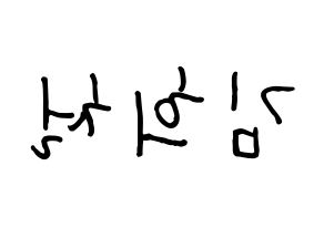 KPOP Super Junior(슈퍼주니어、スーパージュニア) 희철 (ヒチョル) k-pop 応援ボード メッセージ 型紙 左右反転