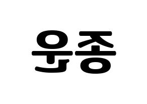 KPOP Super Junior(슈퍼주니어、スーパージュニア) 예성 (イェソン) コンサート用　応援ボード・うちわ　韓国語/ハングル文字型紙 左右反転
