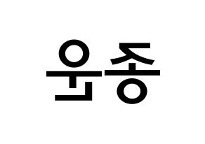 KPOP Super Junior(슈퍼주니어、スーパージュニア) 예성 (キム・ジョンウン, イェソン) 無料サイン会用、イベント会用応援ボード型紙 左右反転