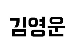 KPOP Super Junior(슈퍼주니어、スーパージュニア) 강인 (カンイン) k-pop アイドル名前 ファンサボード 型紙 通常