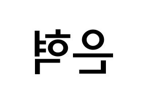 KPOP Super Junior(슈퍼주니어、スーパージュニア) 은혁 (イ・ヒョクチェ, ウニョク) 無料サイン会用、イベント会用応援ボード型紙 左右反転