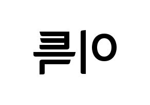 KPOP Super Junior(슈퍼주니어、スーパージュニア) 이특 (イトゥク) k-pop アイドル名前 ファンサボード 型紙 左右反転