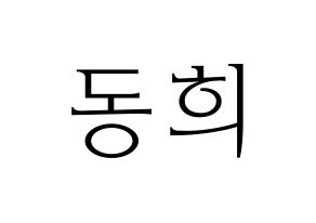 KPOP Super Junior(슈퍼주니어、スーパージュニア) 신동 (シンドン) 応援ボード・うちわ　韓国語/ハングル文字型紙 通常