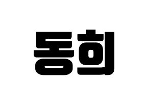 KPOP Super Junior(슈퍼주니어、スーパージュニア) 신동 (シンドン) コンサート用　応援ボード・うちわ　韓国語/ハングル文字型紙 通常