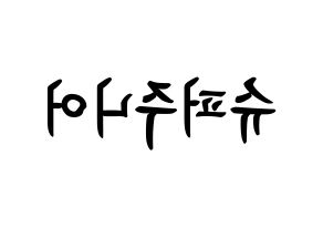 KPOP Super Junior(슈퍼주니어、スーパージュニア) k-pop ボード ハングル表記 言葉 左右反転