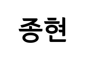 KPOP TEEN TOP(틴탑、ティーントップ) 창조 (チャンジョ) k-pop アイドル名前 ファンサボード 型紙 通常