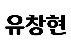 KPOP TEEN TOP(틴탑、ティーントップ) 리키 (リッキー) コンサート用　応援ボード・うちわ　韓国語/ハングル文字型紙 通常