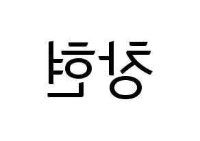 KPOP TEEN TOP(틴탑、ティーントップ) 리키 (リッキー) コンサート用　応援ボード・うちわ　韓国語/ハングル文字型紙 左右反転