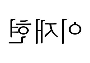 KPOP THE BOYZ(더보이즈、ザ・ボーイズ) 현재 (ヒョンジェ) 応援ボード・うちわ　韓国語/ハングル文字型紙 左右反転