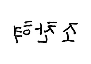 KPOP TOO(티오오、ティーオーオー) 찬 (チャン) k-pop アイドル名前 ファンサボード 型紙 左右反転