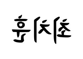 KPOP TOO(티오오、ティーオーオー) 치훈 (チェ･チフン, チフン) k-pop アイドル名前　ボード 言葉 左右反転