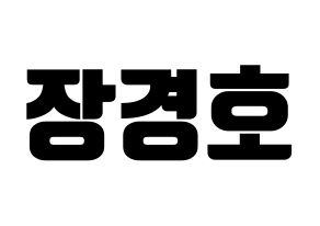 KPOP TOO(티오오、ティーオーオー) 경호 (ギョンホ) コンサート用　応援ボード・うちわ　韓国語/ハングル文字型紙 通常
