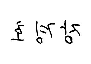 KPOP TOO(티오오、ティーオーオー) 경호 (チャン・ギョンホ, ギョンホ) k-pop アイドル名前　ボード 言葉 左右反転