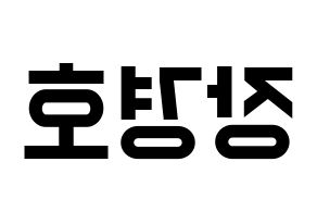 KPOP TOO(티오오、ティーオーオー) 경호 (ギョンホ) 名前 応援ボード 作り方 左右反転