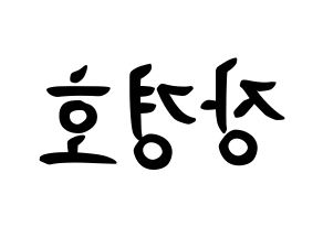 KPOP TOO(티오오、ティーオーオー) 경호 (チャン・ギョンホ, ギョンホ) k-pop アイドル名前　ボード 言葉 左右反転