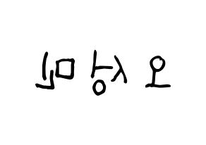 KPOP TOO(티오오、ティーオーオー) 제롬 (ジェローム) 名前 応援ボード 作り方 左右反転