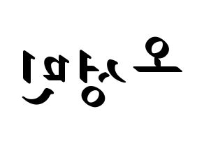 KPOP TOO(티오오、ティーオーオー) 제롬 (ジェローム) 応援ボード ハングル 型紙  左右反転