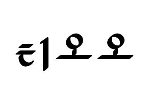 KPOP TOO(티오오、ティーオーオー) 応援ボード ハングル 型紙  通常