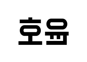 KPOP TVXQ(동방신기、東方神起) 유노윤호 (ユンホ) 名前 応援ボード 作り方 左右反転