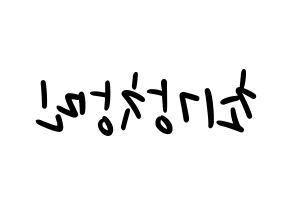 KPOP TVXQ(동방신기、東方神起) 최강창민 (チャンミン) 応援ボード ハングル 型紙  左右反転