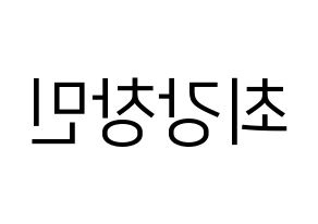 KPOP TVXQ(동방신기、東方神起) 최강창민 (チャンミン) プリント用応援ボード型紙、うちわ型紙　韓国語/ハングル文字型紙 左右反転